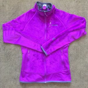 Women’s Purple Patagonia Fleece Full Zip Medium
